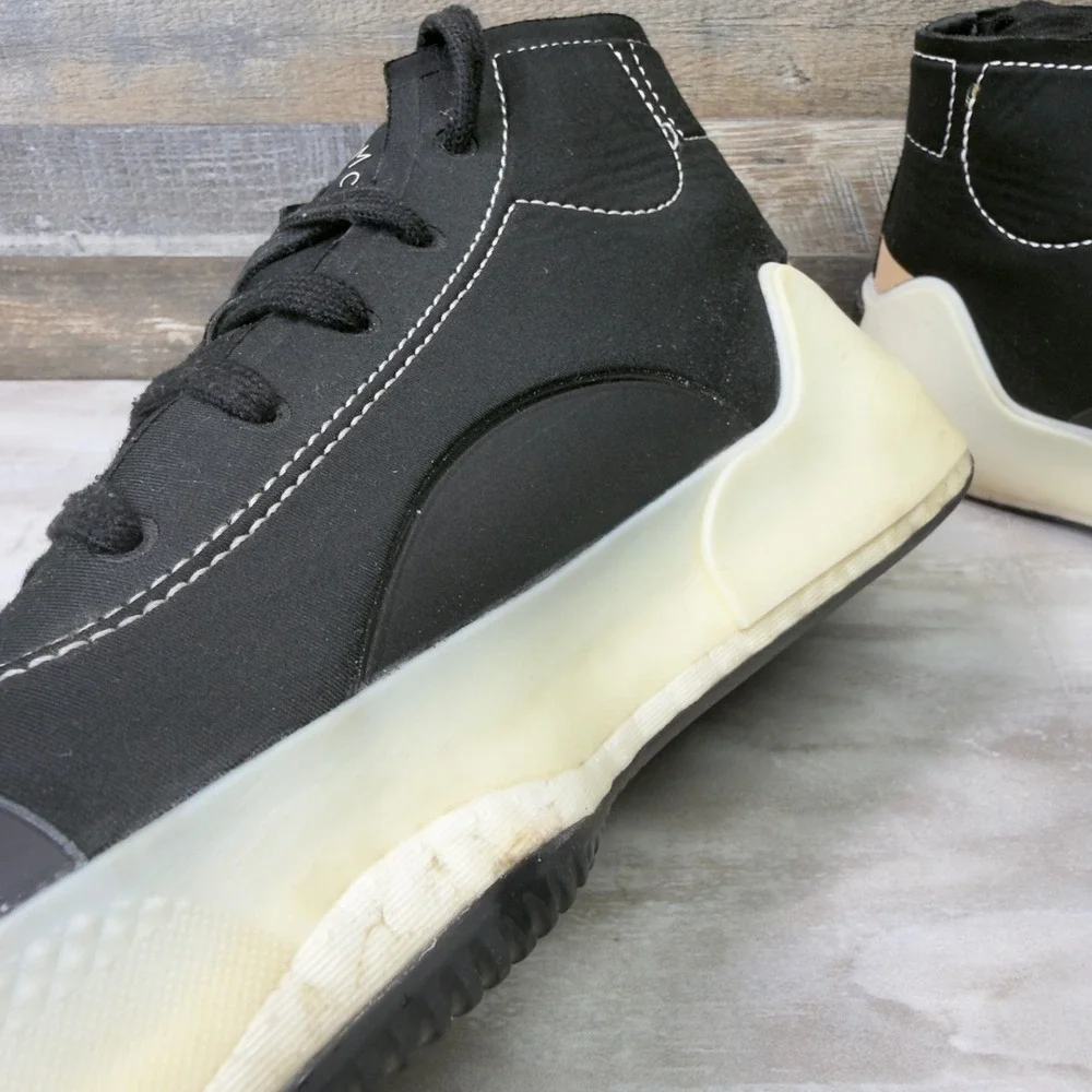 Adidas by Stella McCartney Treino Mid-Cut Sneakers Core Black FX1955 Womens 9